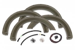 Ford F-250 Super Duty Pocket Fender Flares - Rough Country - T9 Marsh Gray - '23-'26 Ford F-250 Super Duty Pocket Fender Flares - Rough Country - T9 Marsh Gray - '23-'26